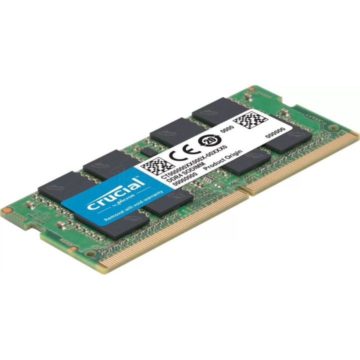 Mémoire 16Go SODIMM DDR4 Crucial 3200Mhz (Vert) | Ordiland