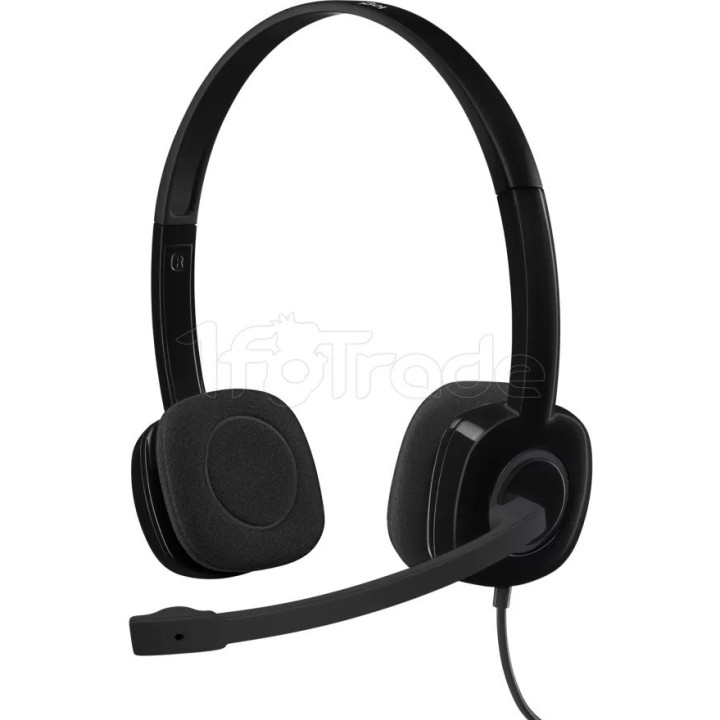 Casque Micro Logitech H151 Stereo (Noir) | Ordiland