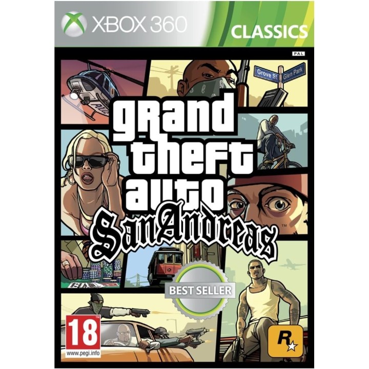 GTA San Andreas Xbox 360 d'occasion | Ordiland Mulhouse
