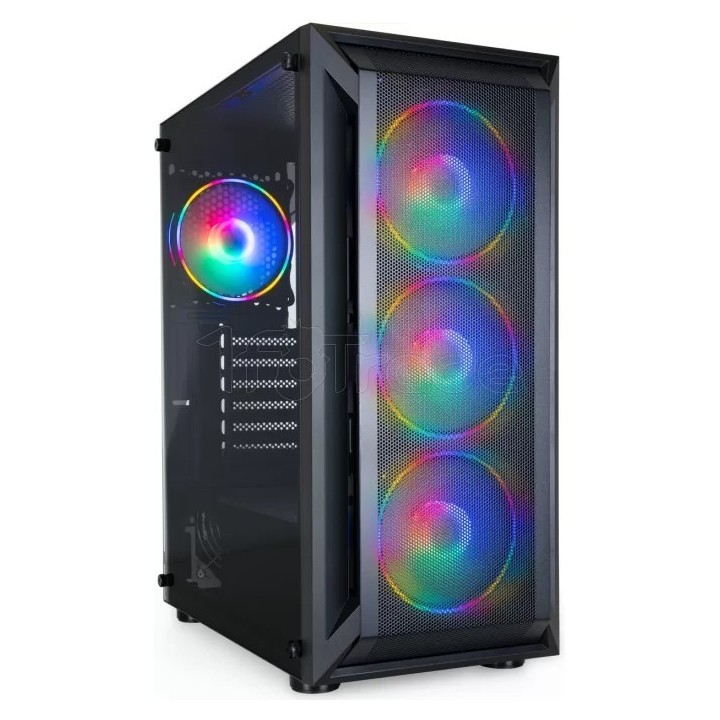 Boîtier Moyen Tour ATX TooQ Ragnärok TQGCC101-B RGB | Ordiland