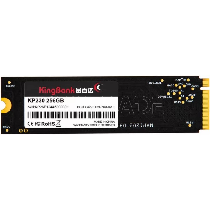 Disque SSD KingBank KP230 256Go - NVMe M.2 Type 2280 | Ordiland