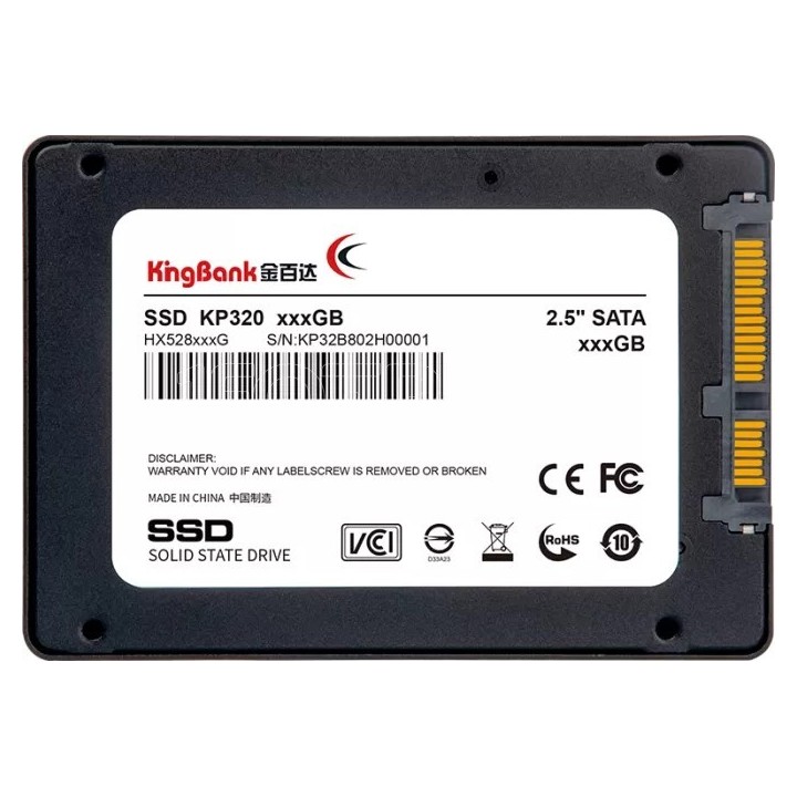 Disque SSD KingBank KP320 512Go - S-ATA 2,5" | Ordiland
