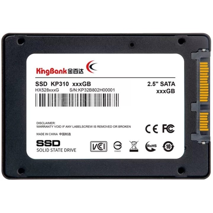 Disque SSD KingBank KP310 512Go - S-ATA 2,5" | Ordiland