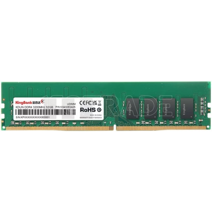 Mémoire 16Go DIMM DDR4 KingBank KDUN 3200MHz CL22 | Ordiland
