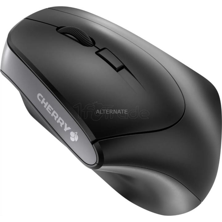 Souris sans fil ergonomique Cherry MW 4500 (Noir/Gris) | Ordiland