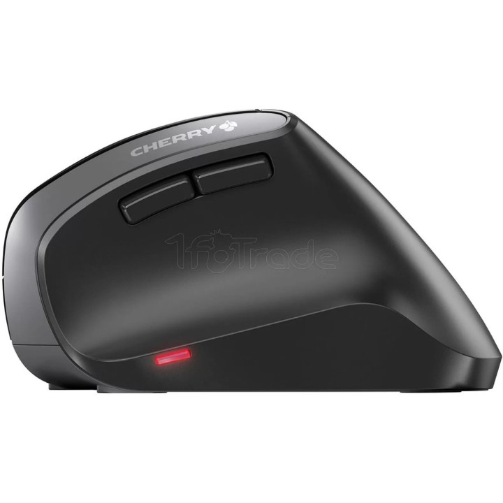 Souris sans fil ergonomique Cherry MW 4500 (Noir/Gris) | Ordiland