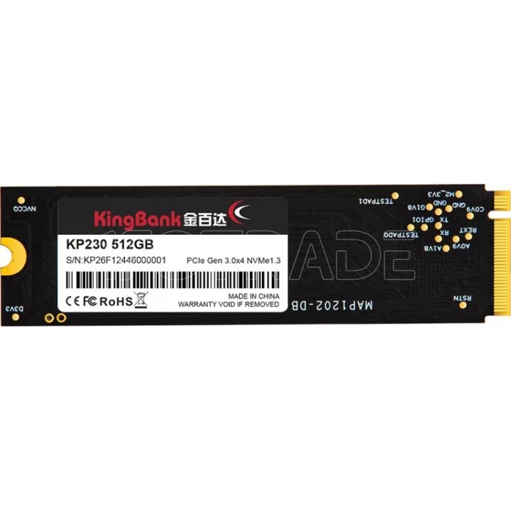 Disque SSD KingBank KP230 512Go - NVMe M.2 Type 2280 | Ordiland