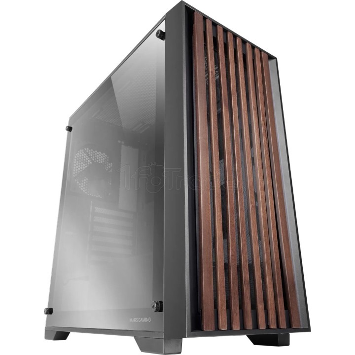Boîtier Moyen Tour ATX Mars Gaming MC-Wood avec | Ordiland