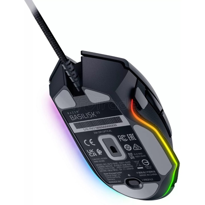 Souris filaire Gamer Razer Basilisk V3 (Noir) | Ordiland