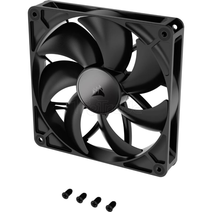 Ventilateur de boîtier Corsair RS - 14cm (Noir) | Ordiland