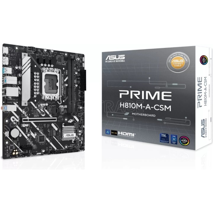 Carte mère Asus Prime H810M-A-CSM (Intel LGA 1851) | Ordiland