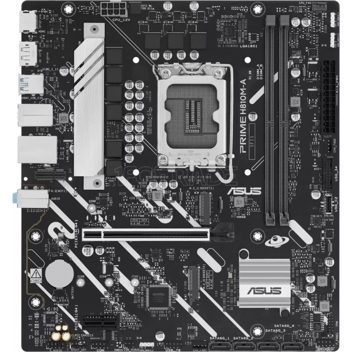 Carte mère Asus Prime H810M-A-CSM (Intel LGA 1851) | Ordiland