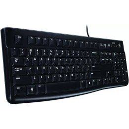 Clavier Logitech K120 Qwerty USB (OEM) (Noir) | Ordiland