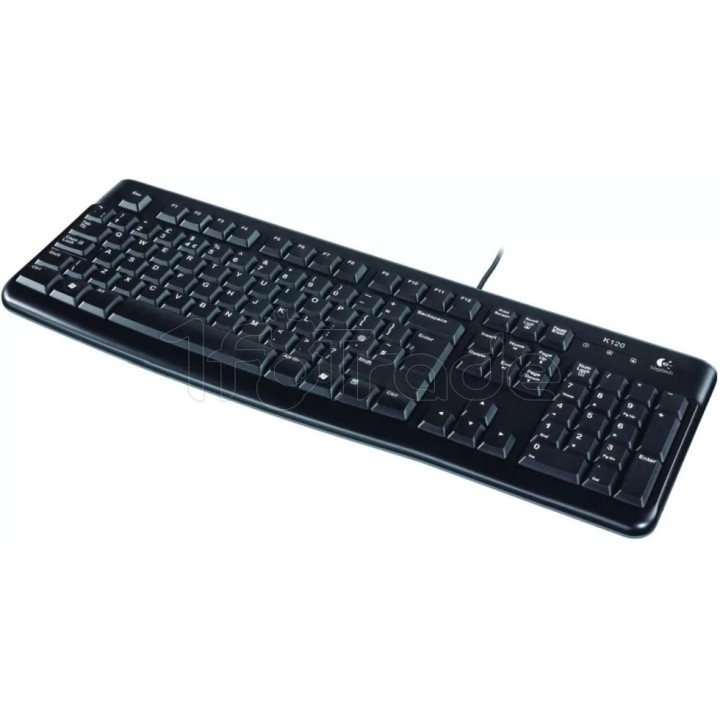 Clavier Logitech K120 Qwerty USB (OEM) (Noir) | Ordiland
