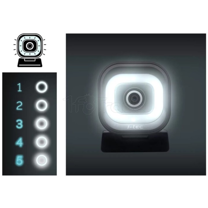 Webcam I-Tec Solomon 700 4K Ultra HD (Noir) | Ordiland