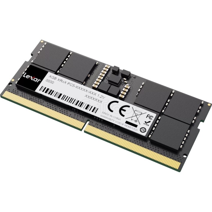 Mémoire 8Go SODIMM DDR5 Lexar 5600Mhz (Noir) | Ordiland