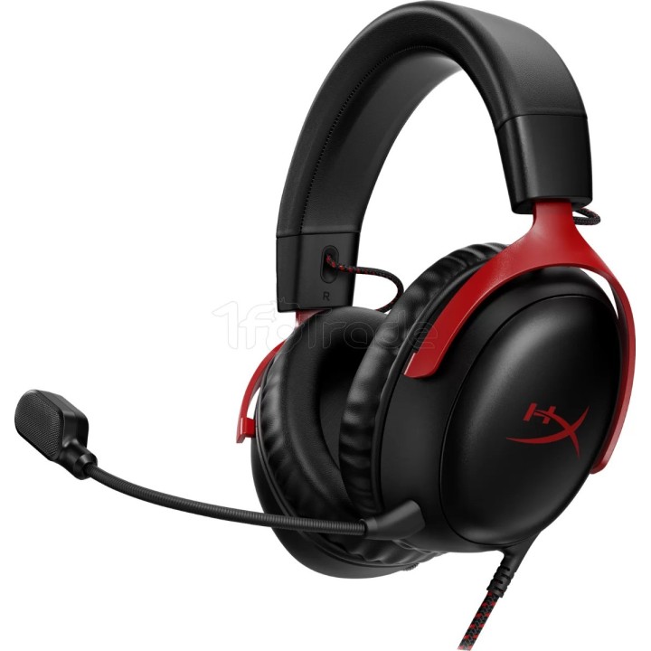 Casque Gamer filaire HyperX Cloud III (Noir/Rouge) | Ordiland