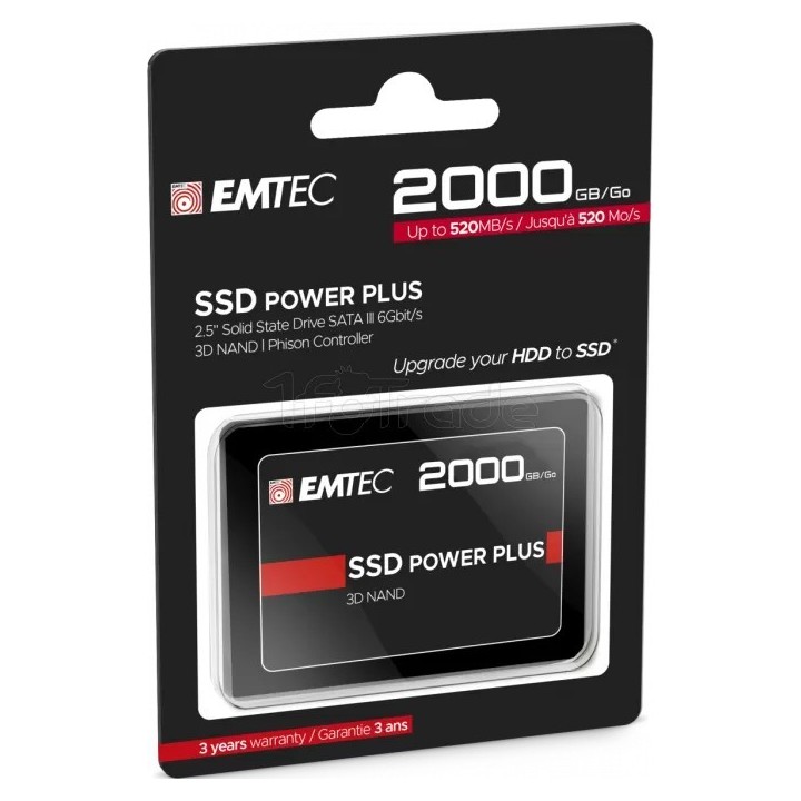 Disque SSD Emtec X150 Power Plus 2To - S-ATA 2,5" | Ordiland