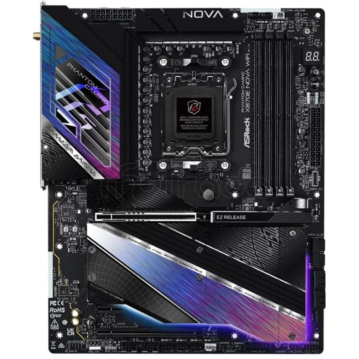 Carte mère ASRock X870E Nova WiFi (AMD AM5) | Ordiland