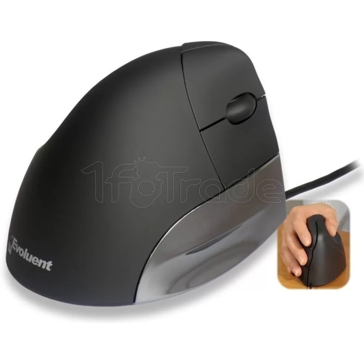 Souris filaire Evoluent Verticale standard pour | Ordiland