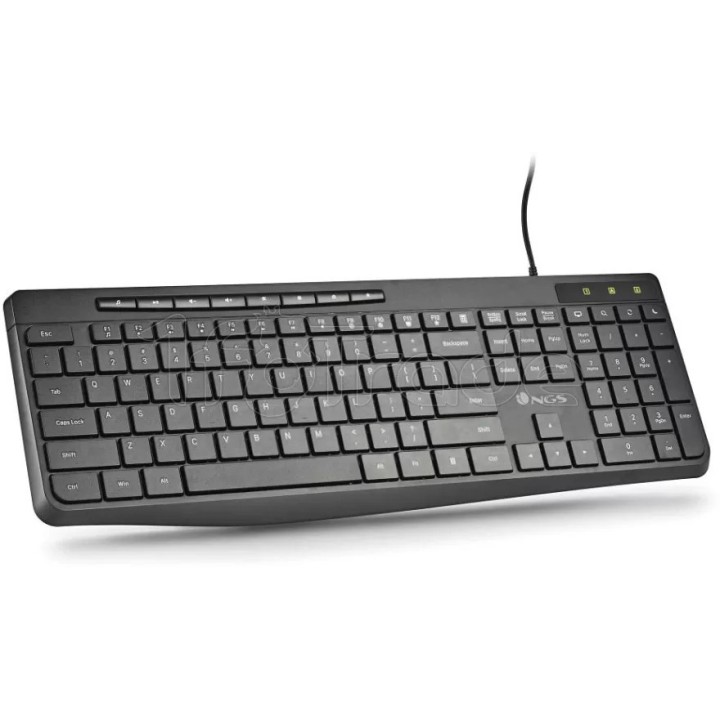 Clavier filaire NGS Spectra (Noir) | Ordiland