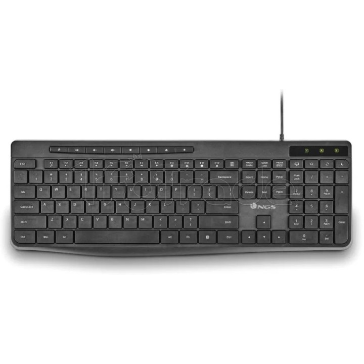 Clavier filaire NGS Spectra (Noir) | Ordiland