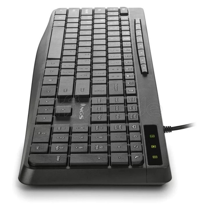 Clavier filaire NGS Spectra (Noir) | Ordiland