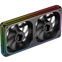 Double Ventilateur de boîtier Xigmatek Aero Dgt RGB | Ordiland