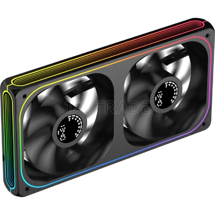 Double Ventilateur de boîtier Xigmatek Aero Dgt RGB | Ordiland