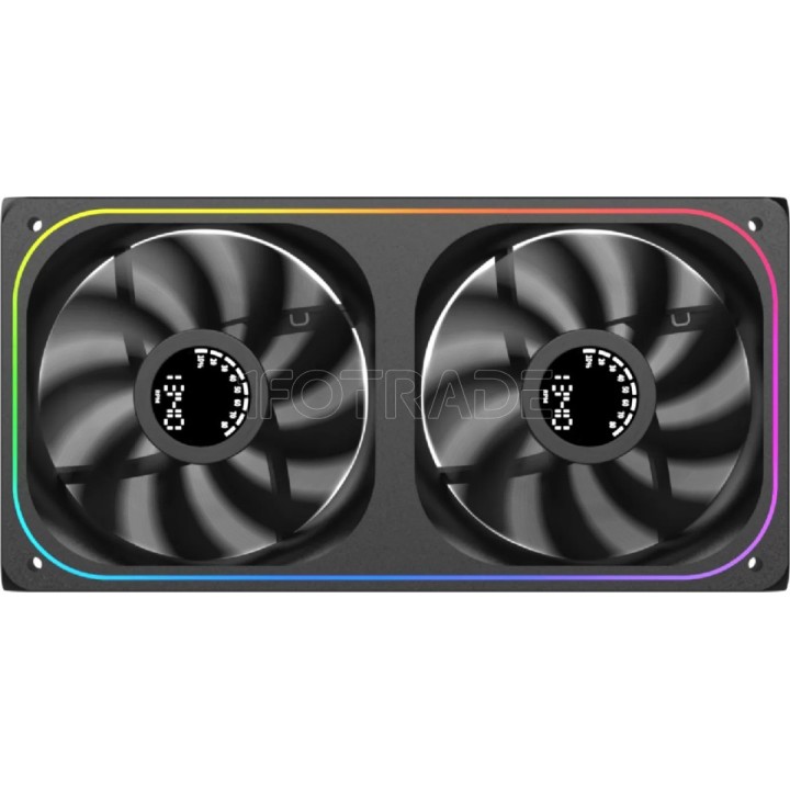 Double Ventilateur de boîtier Xigmatek Aero Dgt RGB | Ordiland