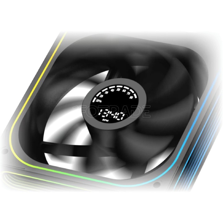 Double Ventilateur de boîtier Xigmatek Aero Dgt RGB | Ordiland