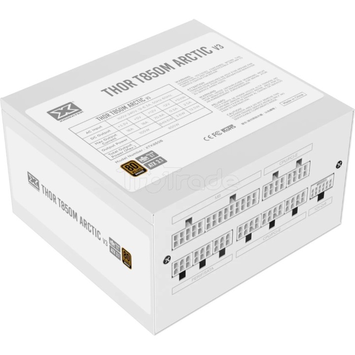 Alimentation ATX Xigmatek Thor M V3 - 850W (Blanc) | Ordiland