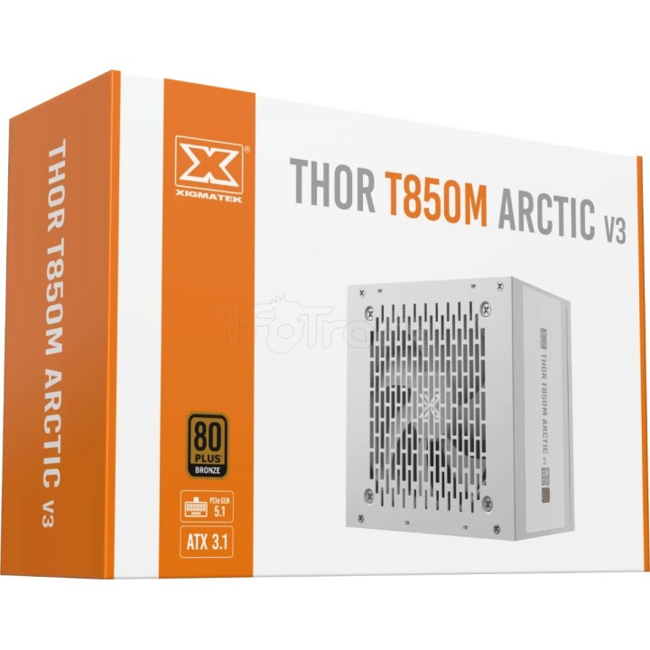 Alimentation ATX Xigmatek Thor M V3 - 850W (Blanc) | Ordiland