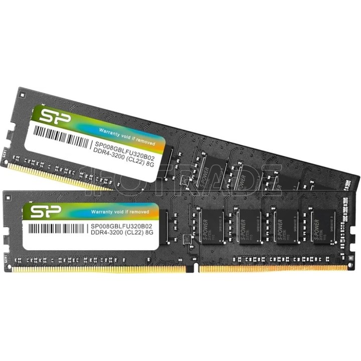 Mémoire 32Go (2x16Go) DIMM DDR4 Silicon Power 3200Mhz | Ordiland