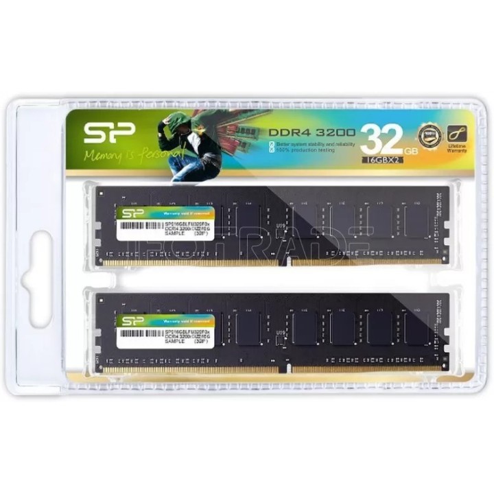 Mémoire 32Go (2x16Go) DIMM DDR4 Silicon Power 3200Mhz | Ordiland