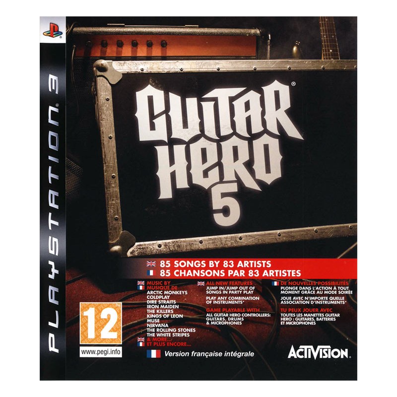 Jeux PS3 : Guitar Hero 5 - Occasion