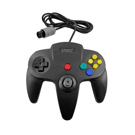 Manette pour Nintendo 64 filaire Freaks And Geeks Noir