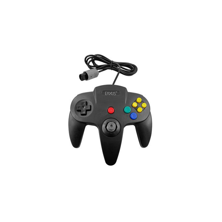 Manette pour Nintendo 64 filaire Freaks And Geeks Noir | Ordiland