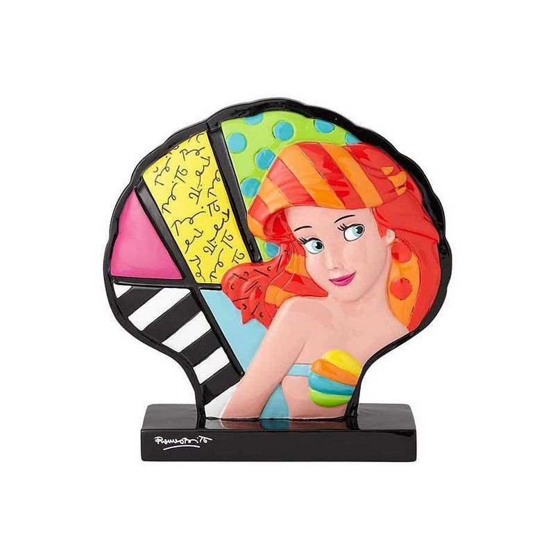 Figurine Disney Britto Ariel coquillage Icon