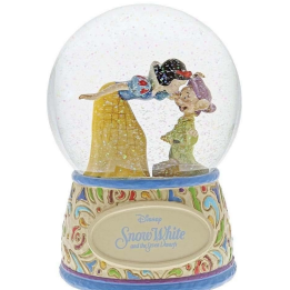 Figurine Disney Tradition Blanche-Neige et simpley dans boule à neige - Sweetest Farewell Snow White Waterball