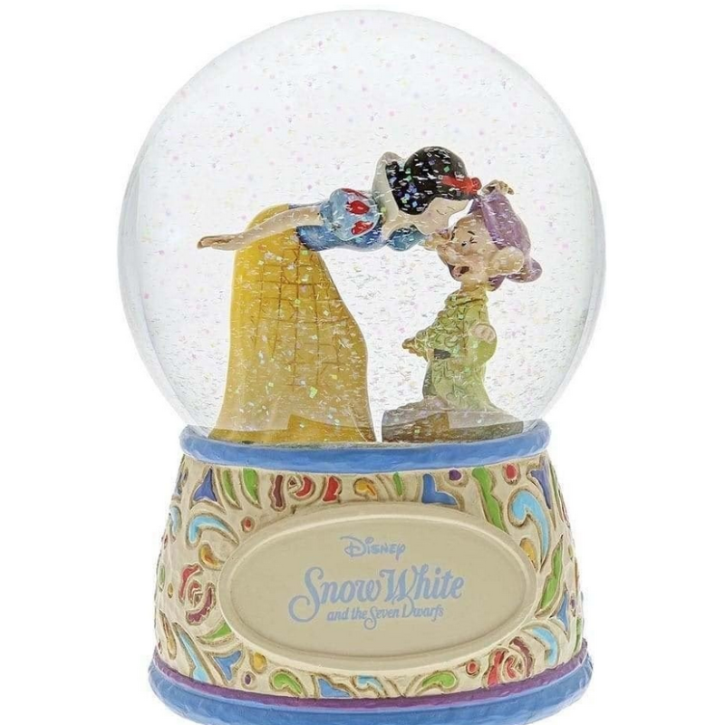 Figurine Disney Tradition Blanche-Neige et simpley dans boule à neige - Sweetest Farewell Snow White Waterball