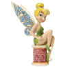 Figurine disney tradition fée clochette sur bobine - tinker bell