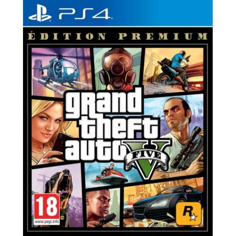 Jeux PS4 - GTA V Édition Premium - Occasion