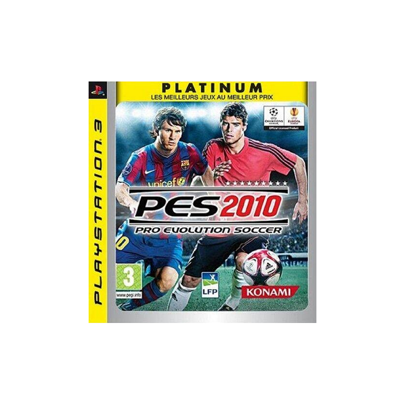 Jeux PS3 : PES 2010 Platinum - Occasion