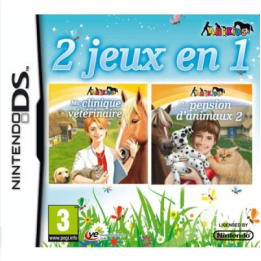 Jeux DS : 2 jeux en 1 Ma clinique vétérinaire et ma pension d'animaux 2 - Occasion