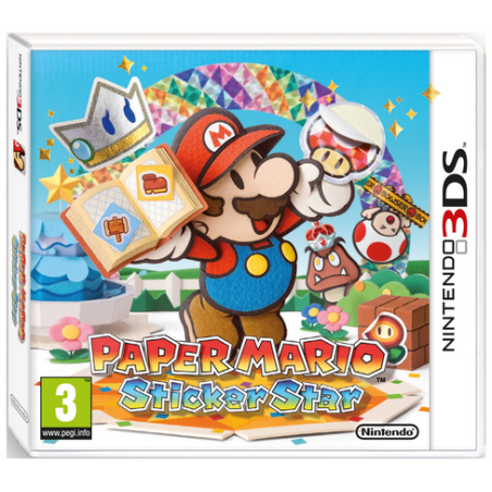 Jeux 3DS : Paper Mario Sticker Star - Occasion