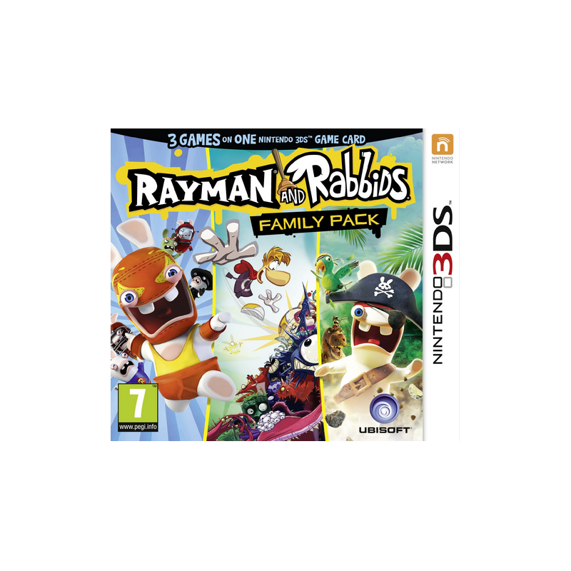 Jeux 3DS : Rayman & Rabbids Family Pack - Occasion