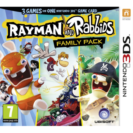 Jeux 3DS : Rayman & Rabbids Family Pack - Occasion