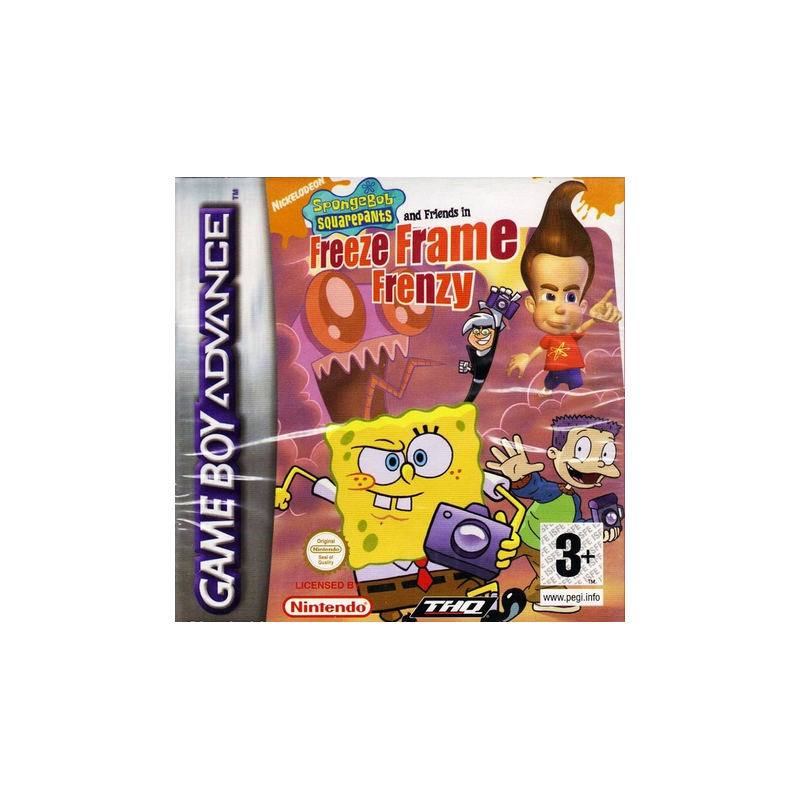 Jeux Game-Boy-Advance : Spongebob Squarepants & Friends in Freeze Frame Frenzy - Occasion