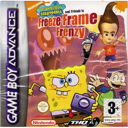 Jeux Game-Boy-Advance : Spongebob Squarepants & Friends in Freeze Frame Frenzy - Occasion